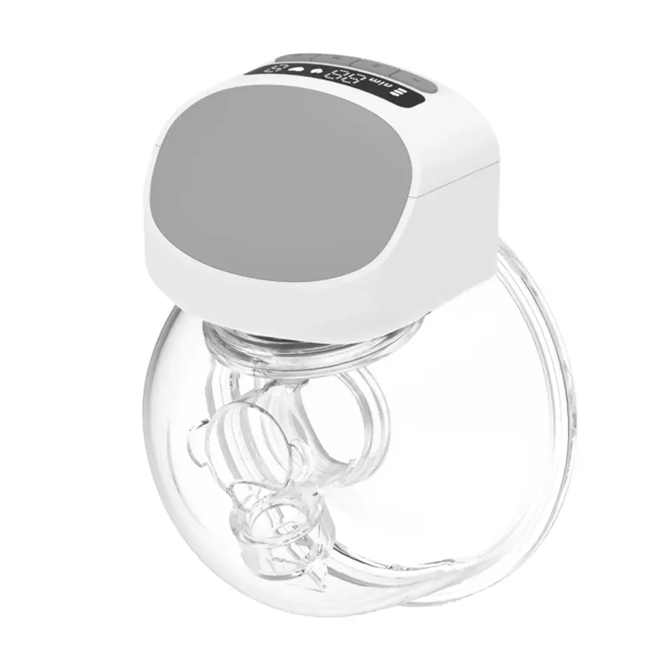 2023 new arrival high-quality food grade silicone ready to ship breast pump ,effortless assembly portable convenience wearable b