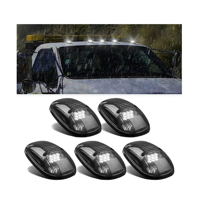 5 PCs  SET RV Contour Light Truck Night Safety Driving Roof Light Off-Road Vehicle Waterproof LED Roof Light Source Manufacturer