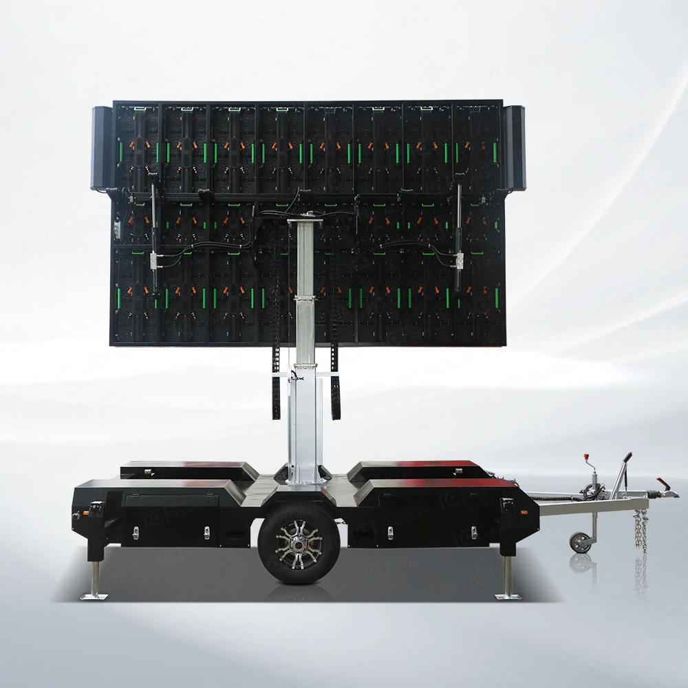 JCT производитель EF10 P3.91 мобильный СВЕТОДИОДНЫЙ трейлер Roadshow экран рекламный щит для наружной рекламы карнавал