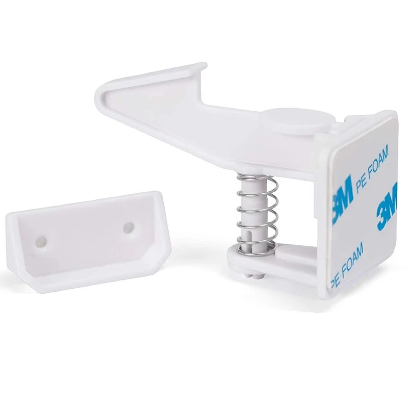 High Quality Child Proofing Baby Safety Cabinet Invisible Door Spring Locks Latches Child Cabinets for Kids Latch Locker Drawers