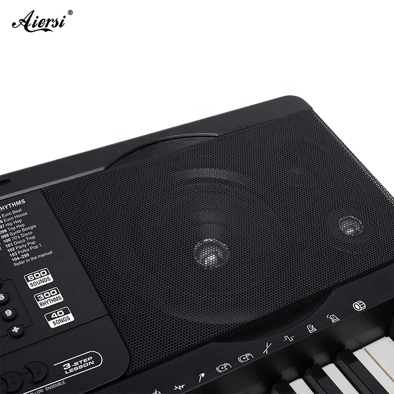 LCD display Professional 61 keys electronic organ 2.2cm big key portable piano Custom music keyboard for daily musci training