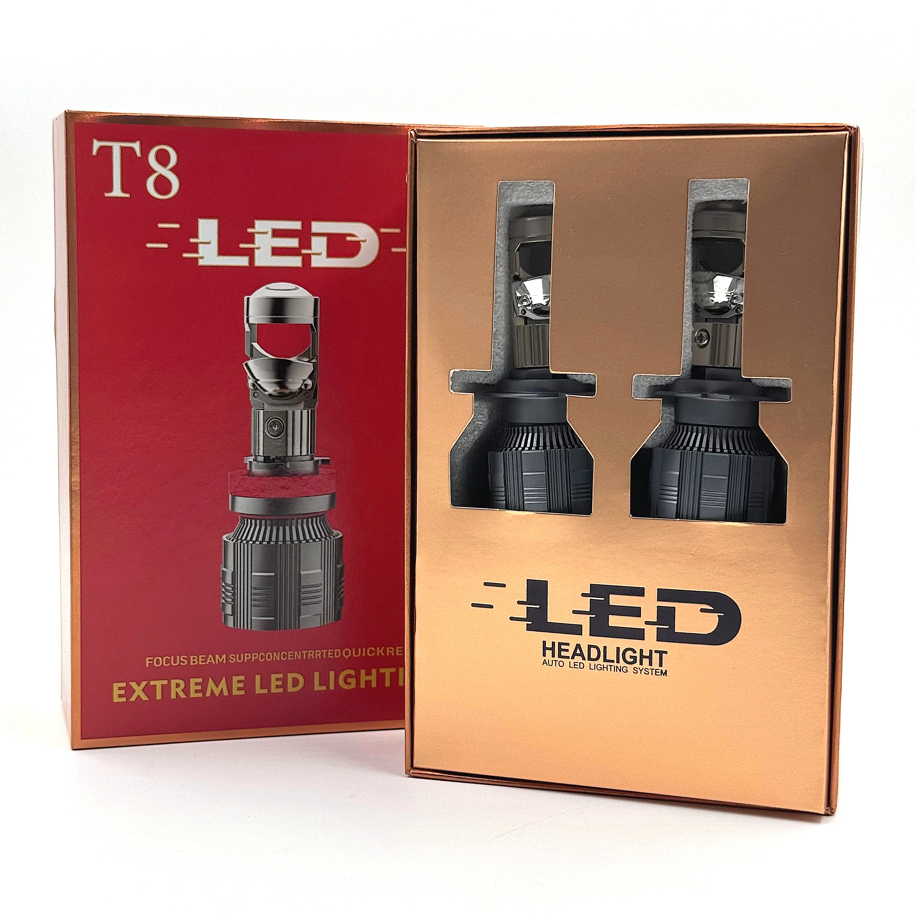 T8 2024 New Design MINI LED Lens Projector With CANBUS Fit for major car Extreme LED Headlight Projector