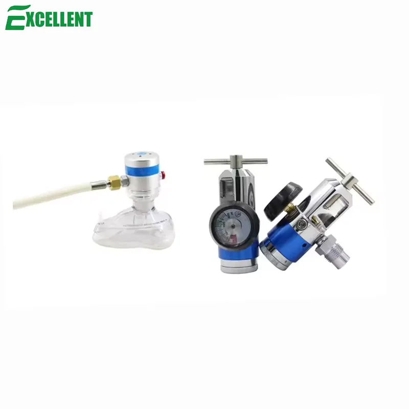 N2o Gas Pressure Regulator Medical Oxygen Equipment Demand Valve Safety 2 Years Adjust Medium Temperature Hydraulic Aluminum OEM