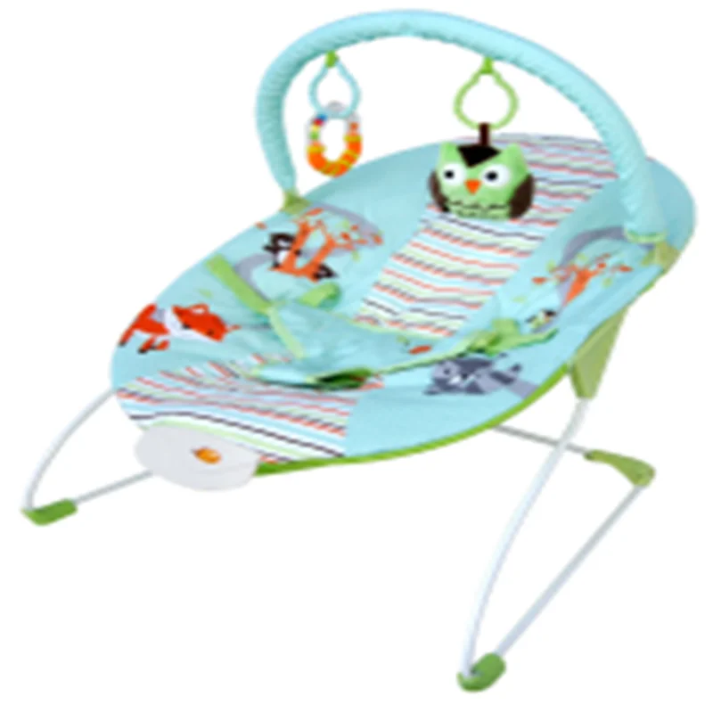 Baby Rocker Chair Toddler Rocking Swing Chair With Cushion Seat Belt Adjustable 3 in 1 Baby Bouncer