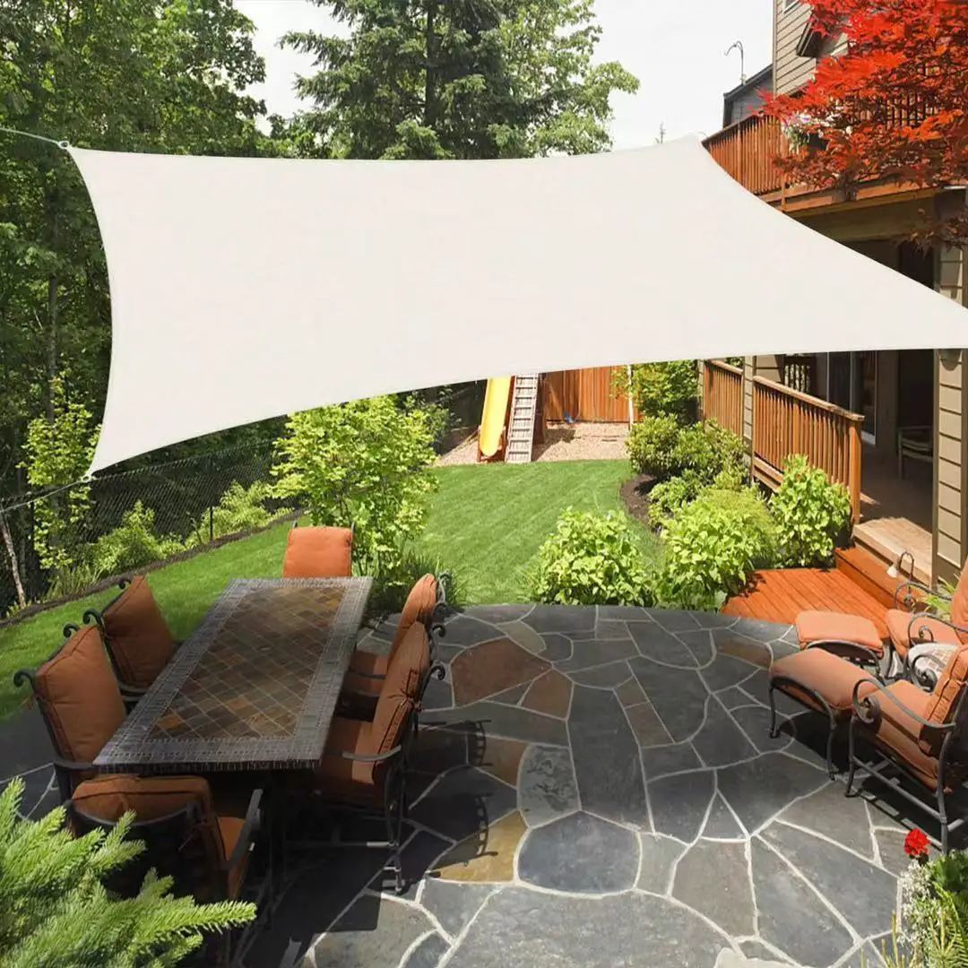 Farm Use Waterproof Oxford Cloth Summer Outdoor Sun Shade Sail Courtyard Awning & Beach Rain Cover for Spring Season