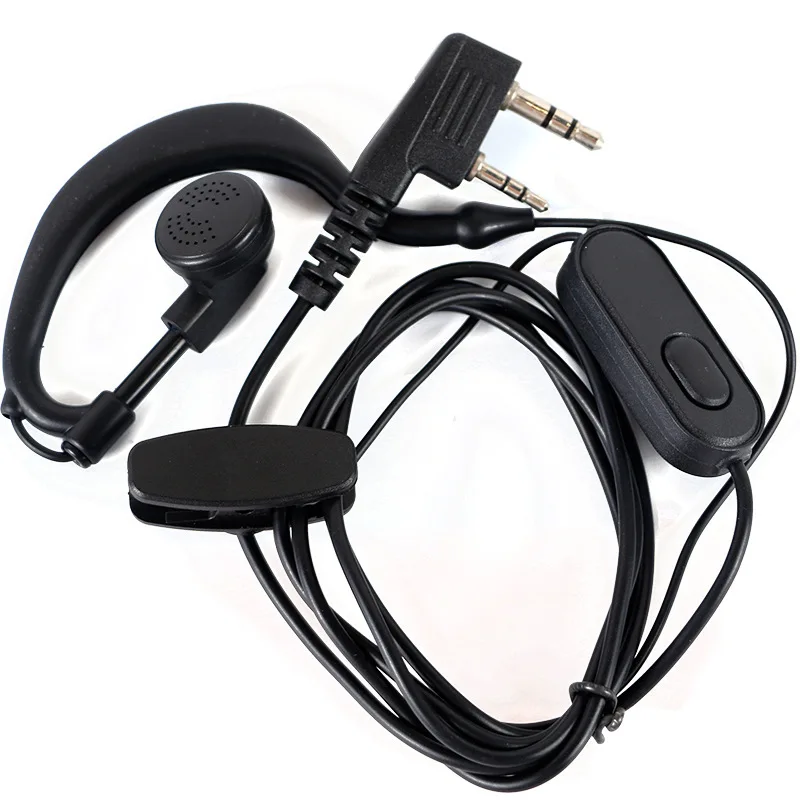Baofeng walkie talkie air duct headset noise reduction anti-radiation in-ear headset suitable for UV5R/82/UV2
