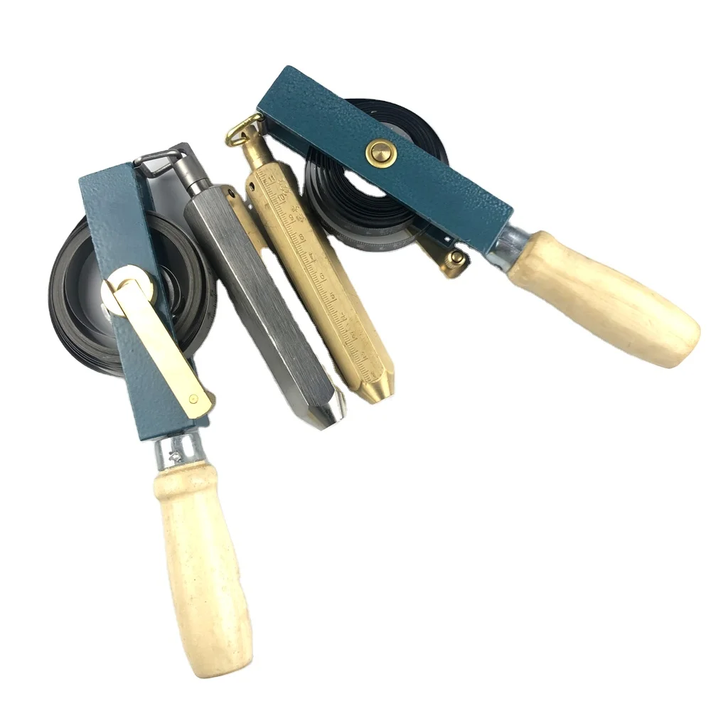 wooden handle carbon steel oil tank tape, water tank tape