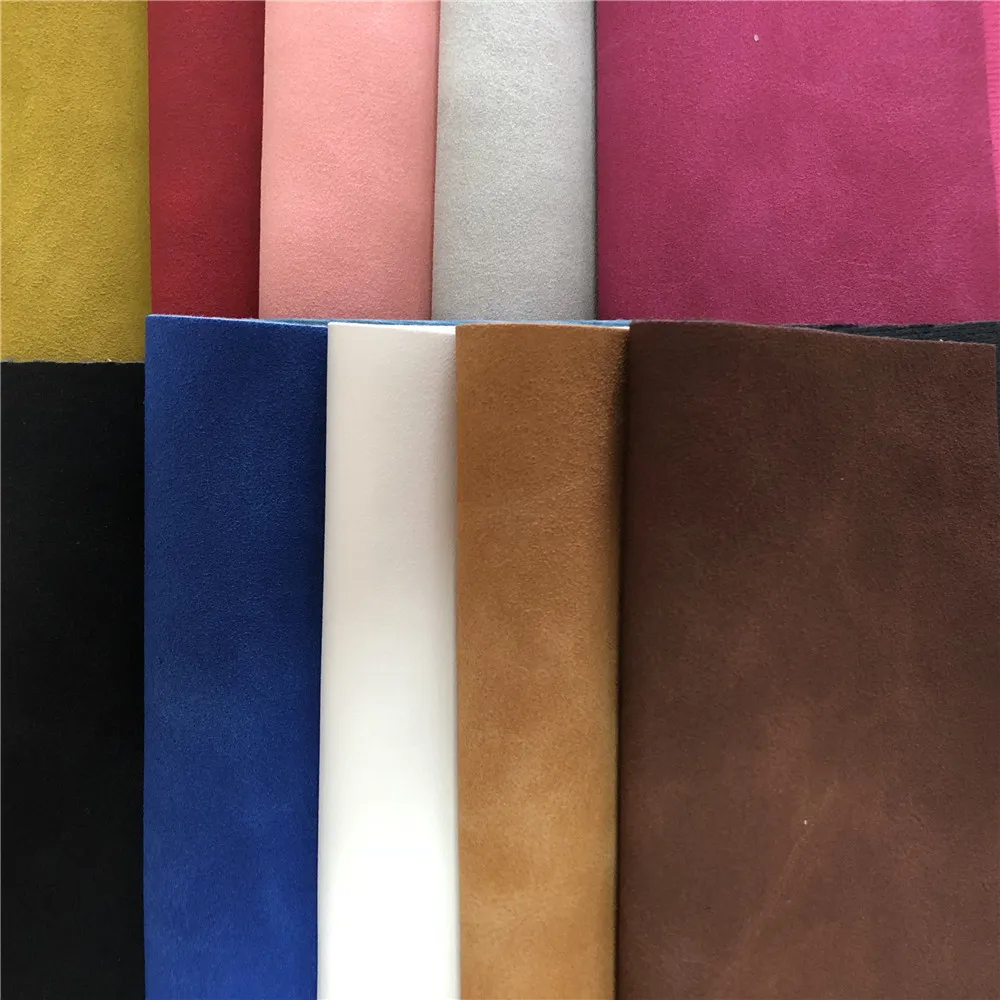 factory price artificial suede leather for making crafts