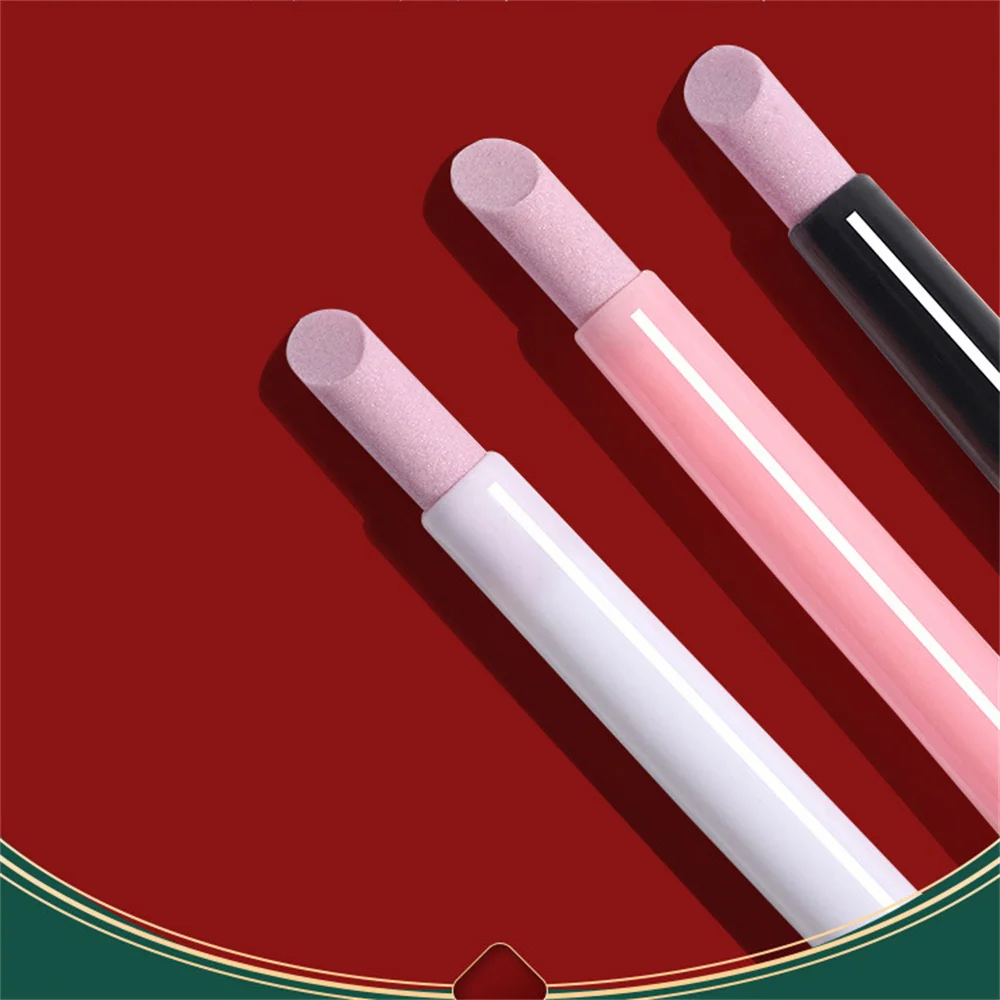 Ручка с кварцевым камнем для удаления кутикулы, толкатель, триммер с черной ручкой, пилка для дизайна ногтей, инструменты для маникюра