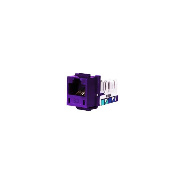 Фиолетовые дизайнерские разъемы и аксессуары Hubbell, поставка продукции для проводки HXJ6P25 из США, в наличии