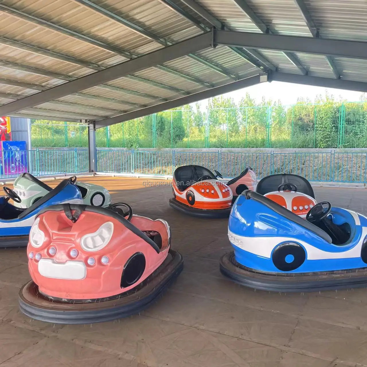 Commercial use customized color kids and adult fairground dodgem bumper car for sale