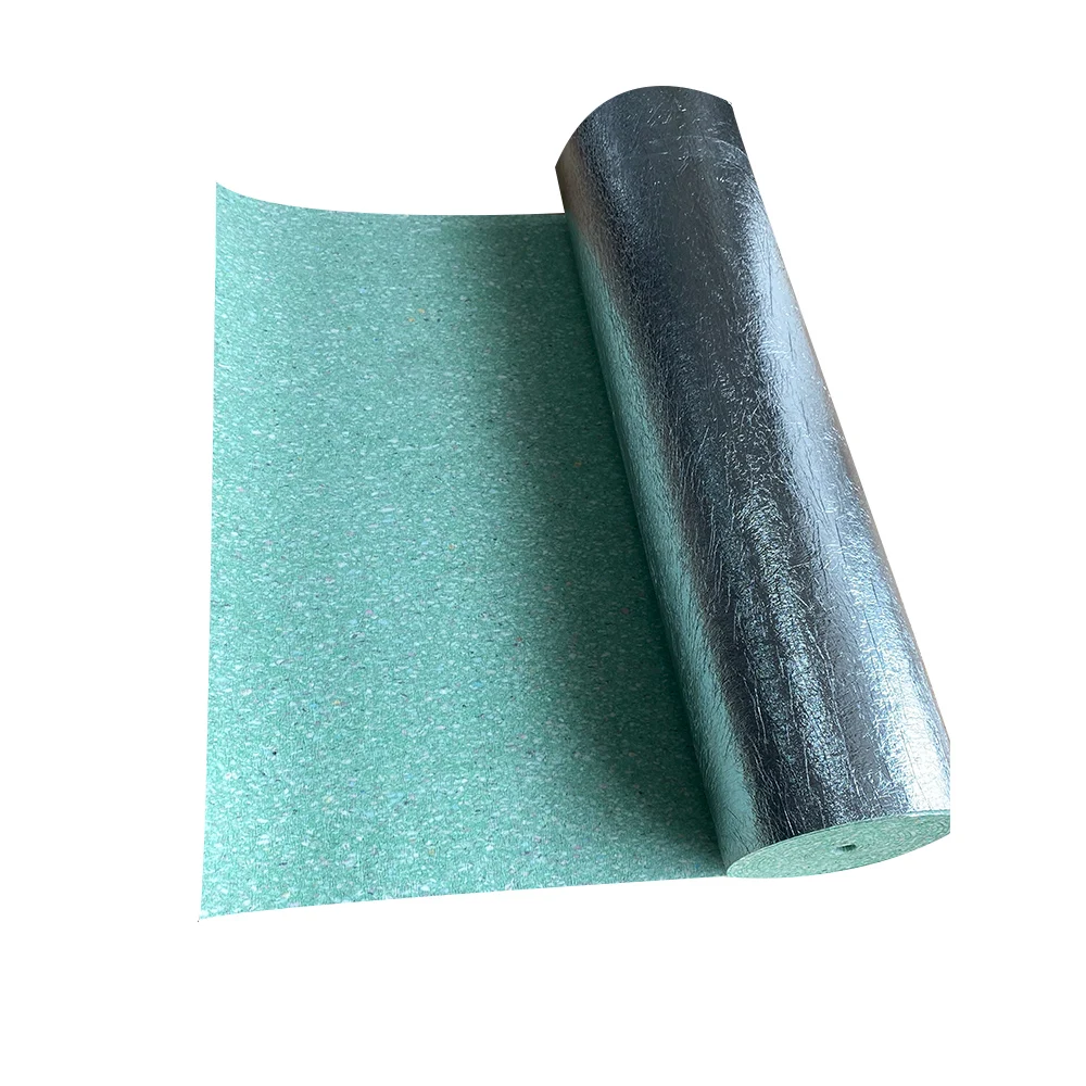 Double-sided non-woven fabric ground leveling flooring underlayment for wooden floors