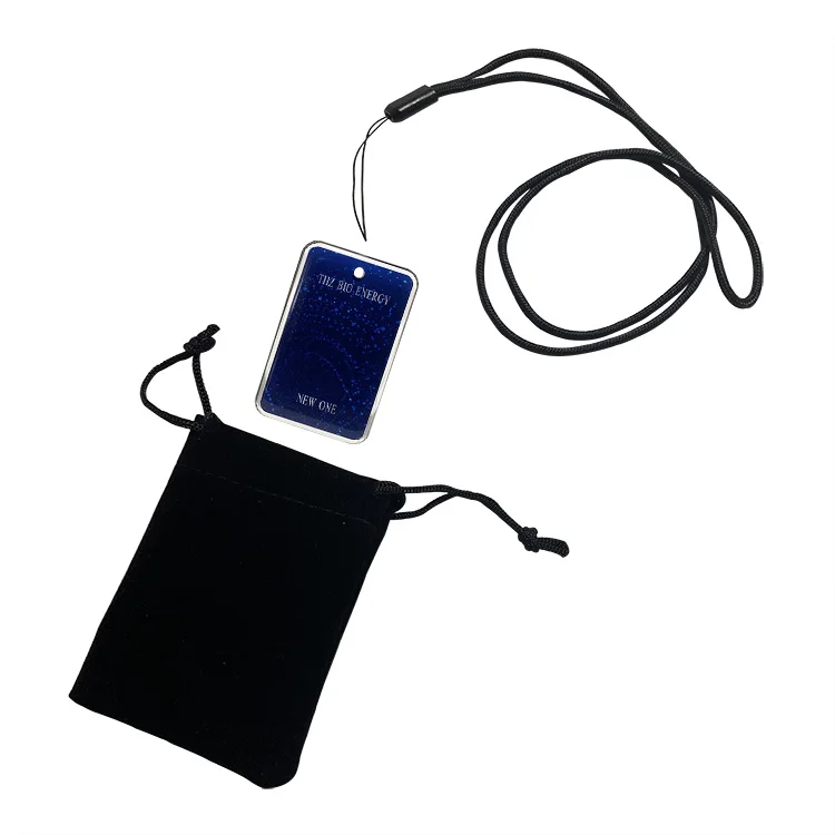 Negative ion power supply terahertz polyvinyl chloride card pendant germanium health terahertz necklace bioenergy card