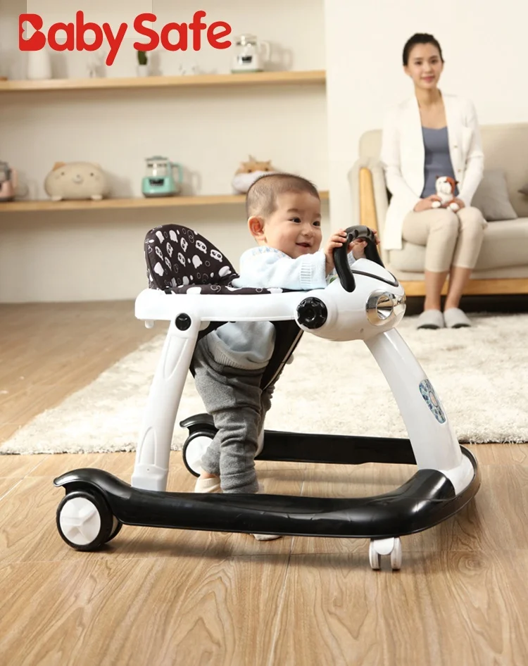 Babysafe inflatable Sit-to-Stand Learning Baby Walker with Activity Tray