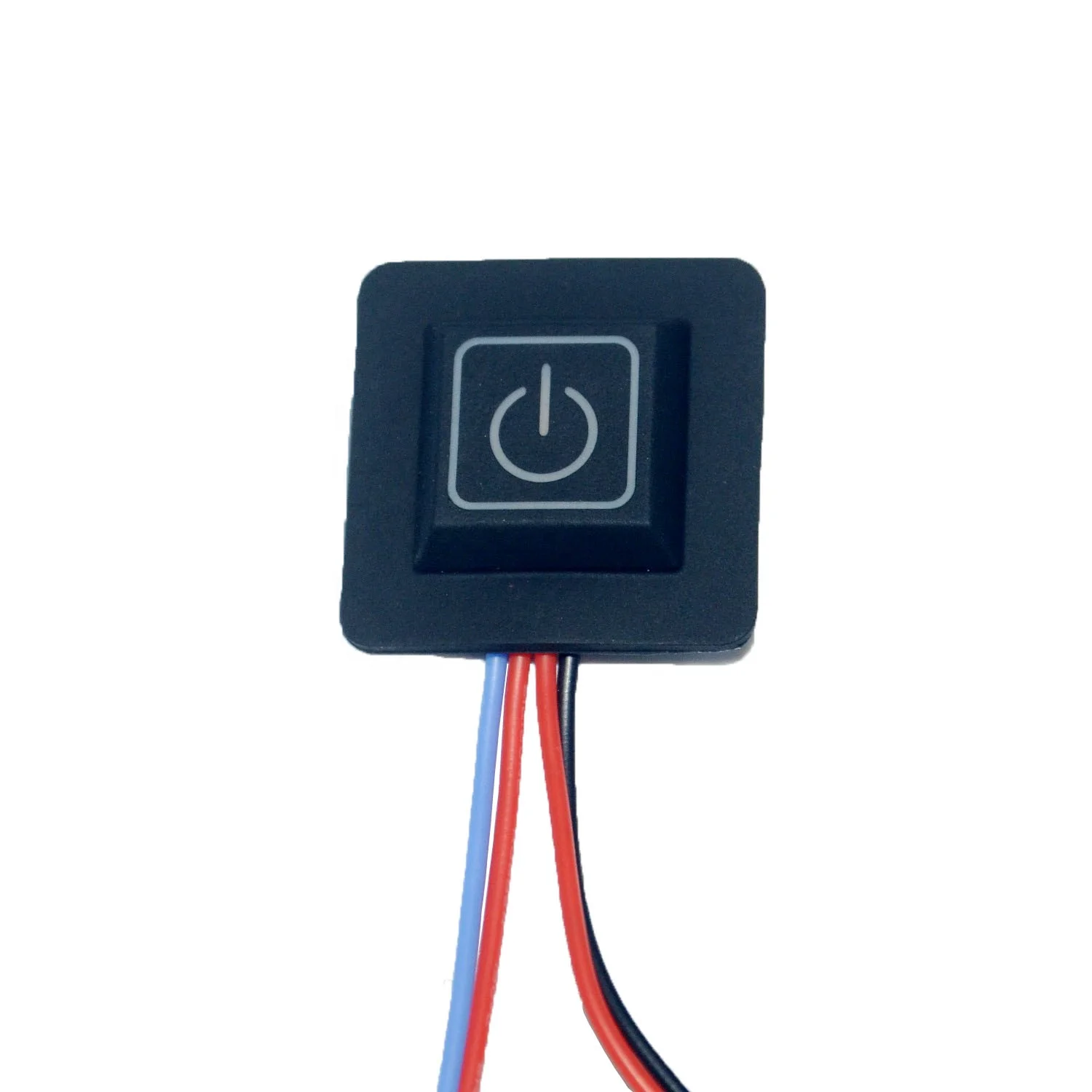 Smart 3.7V 5V 7.4V 12V Heated Clothing Switch Push Button 3A Temperature Controller