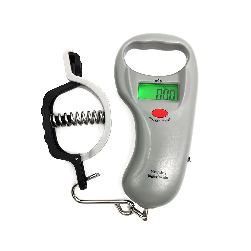 Q&H SCALE Factory Waterproof Fishing Scale 50kg/110lb Digital Measuring Fishing Weigh Scale With Tape and Clip For Fish Weight