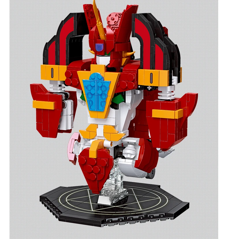 wholesale building blocks educational toys for kids plastic assembly action figure toys plastic Transforming Mech Robot