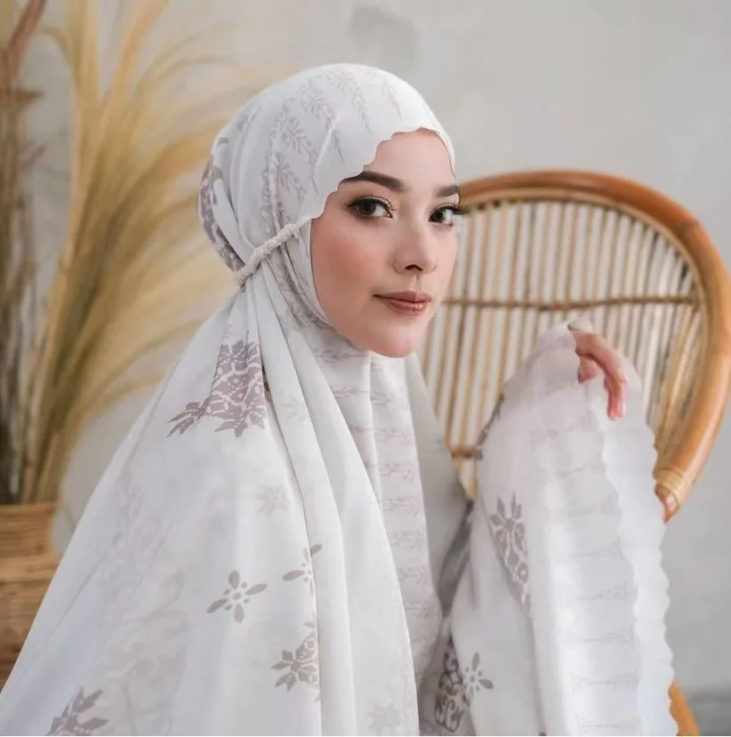 New Design Modern Islamic Clothing Soft Muslim Women Pant Suits Two Piece Abaya Dress Prayer Clothing Modest Khimar Hijab Abaya