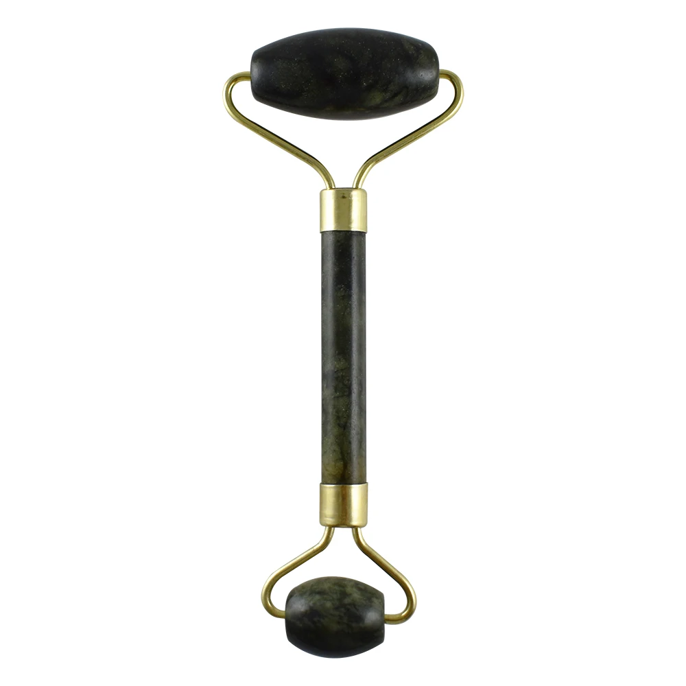 Wholesale facial repair anti wrinkle new improved mini noise free hand held roller massager jade