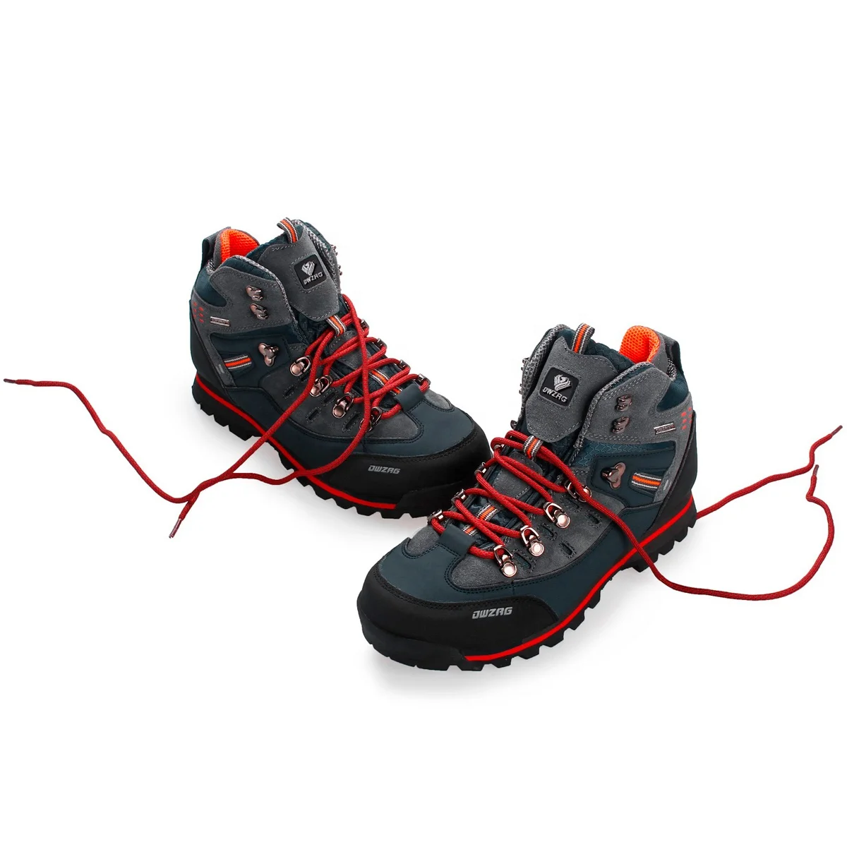 2023 Trendy Multifunctional Large Size Waterproof Sport Warm Anti-Slip Wing Big Red Climbing Boots For Men