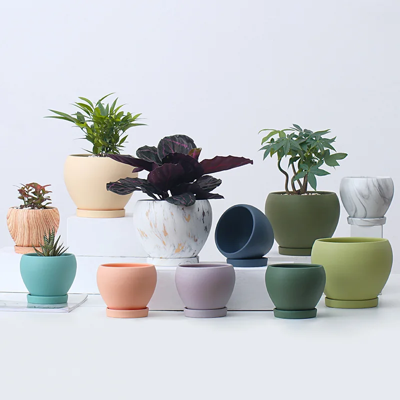 Керамический горшок для растений, комнатный горшок для растений, цветочный горшок для суккулентов, оптовая продажа