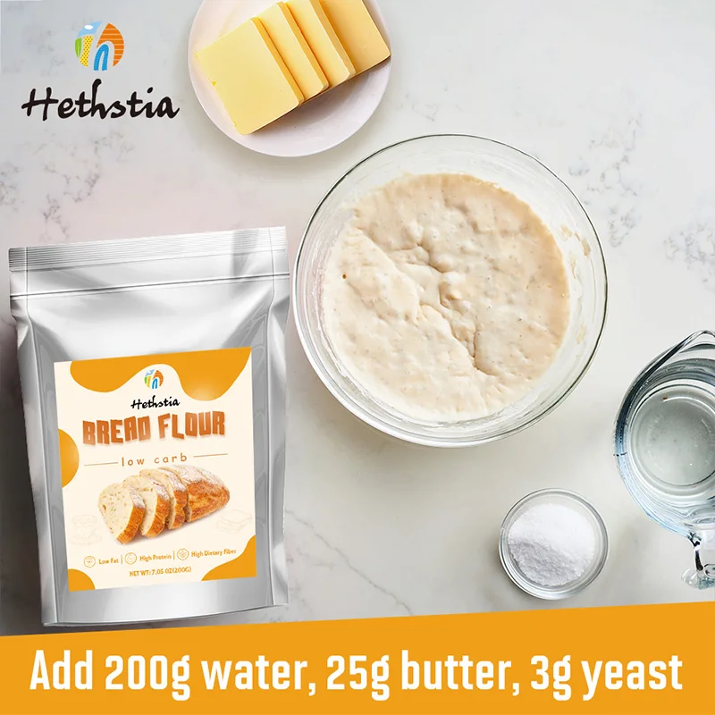 Keto Food Low Sugar Low Fat Non-GMO Vegetarian Food High Protein Bread Mix