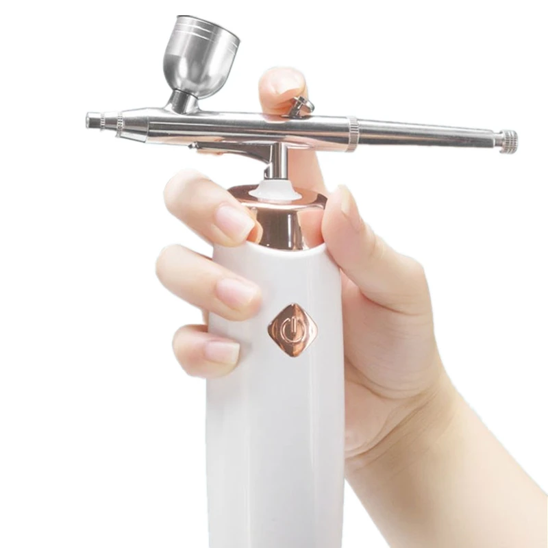 Home Use Rechargeable Cordless Portable Oxygen Injection Airbrush Compressor Hydrating Machine Multiple Function