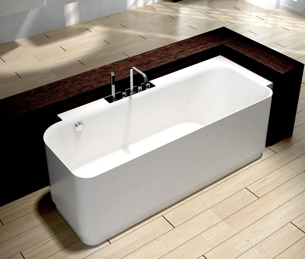 Large Solid Surface Bath Tub artificial stone bathroom bathtub  Acrylic solid surface sheet for Freestanding Bathtub