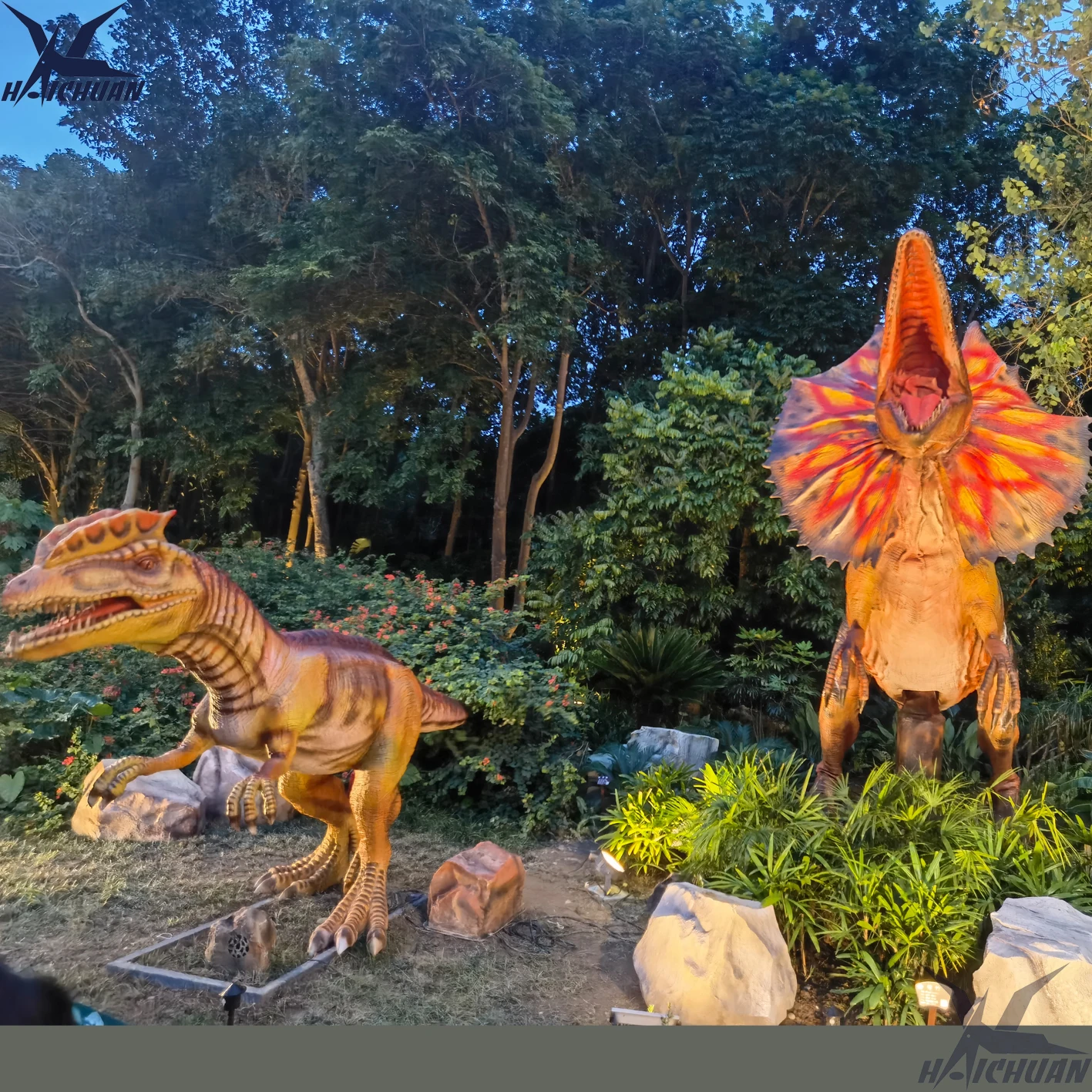 Giant Robot Dinosaurio Mecatronicos Dinosaurs Statue Life Size Animatronic Moving Dinosaur for Adventure Dinosaur Theme Park