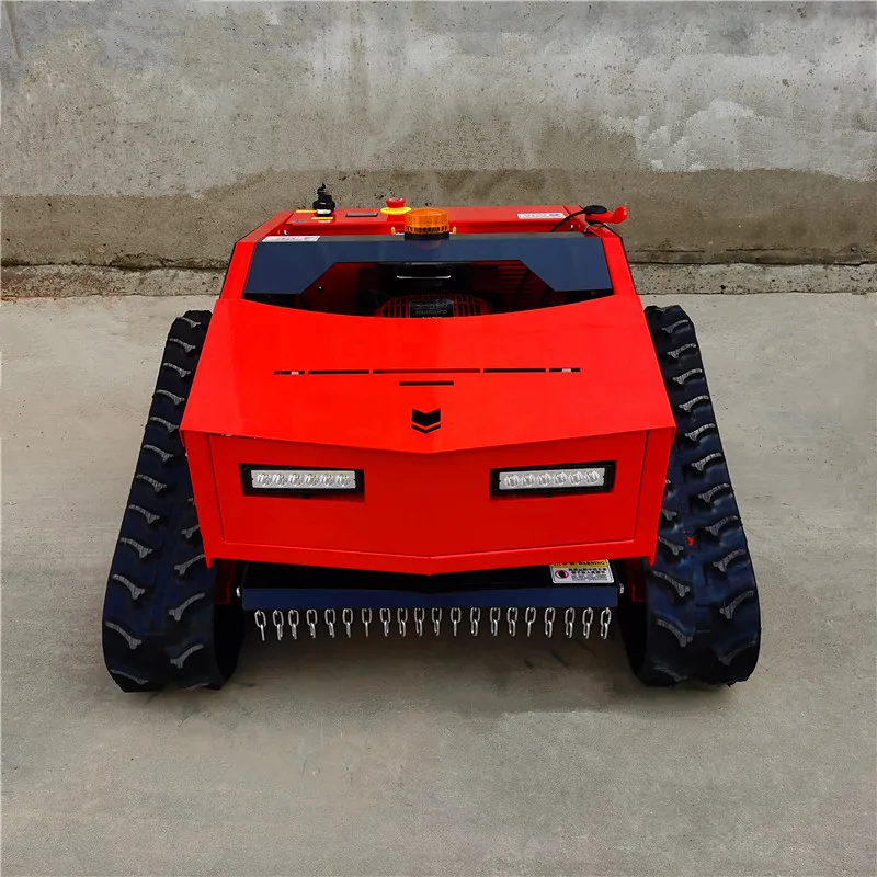 Radio Control Mowers RC Slope Lawn Mower Tracked All Terrain Remote Control Robot Weed Mowing Machine