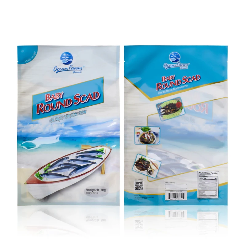 250g 500g Nylon PE Matte Finish Customized Vacuum Seal Frozen Raw Dog Food Packaging