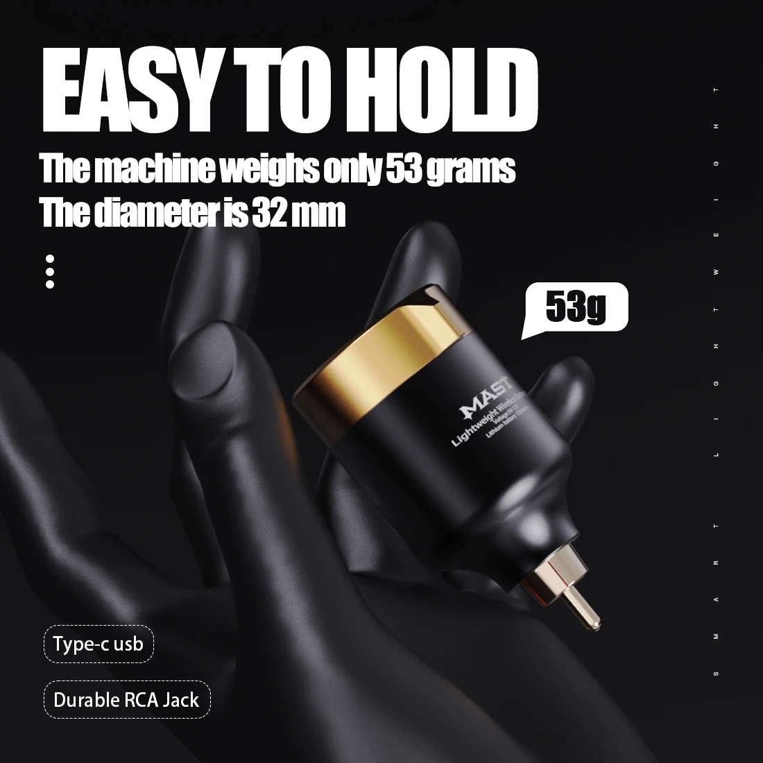 wireless tattoo battery power supply mast RCA dot work  tattoo pen battery