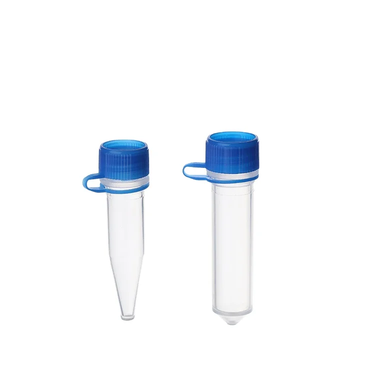 Plastic freezing tube Disposable Cryovial Tube 2ml 0.5 ml cryovials for lab