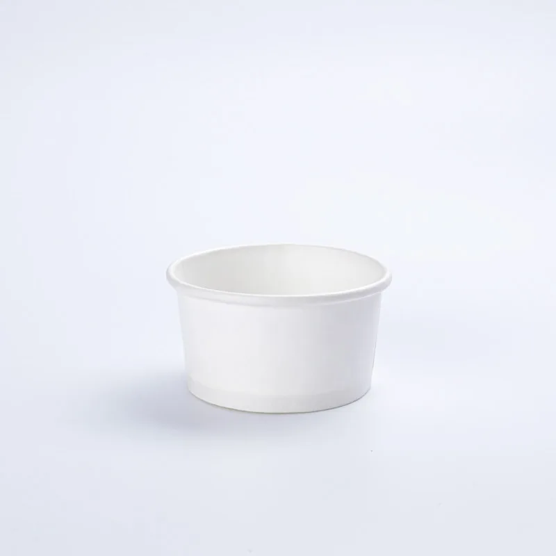 Wholesale paper soup bowls strong bearing capacity heat resistant round disposable paper bowl