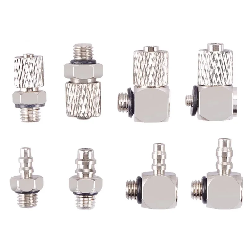 Miniature Fittings SMC Type Hose Nipple Pu Tube Connectors M-5AU-3/4/6 M-5ALU-3/4/6 M-5ALHN-4/6 M-5ALHU-3/4/6 Barb Fitting