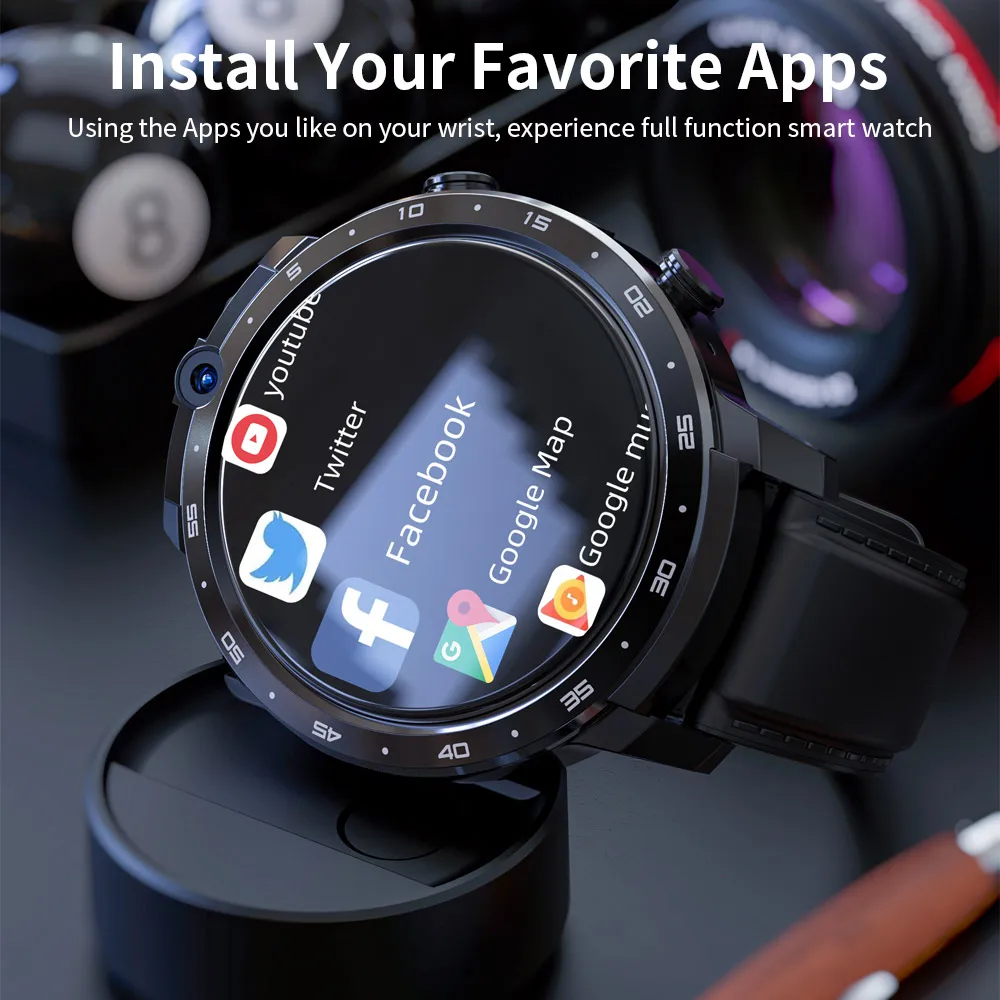  Смарт-часы Android 4G Reloj Inteligente с GPS Wifi камерой поддержка онлайн Sim-карты браслет на запястье сенсорный