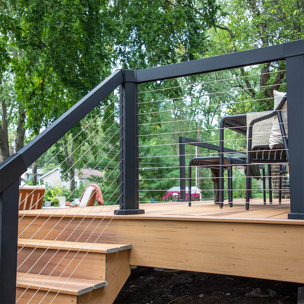 Spindles Railing Custom Black Aluminum Deck Railing Home Decorative Cast Iron Stainless Steel Railings Luxury Metal Balusters