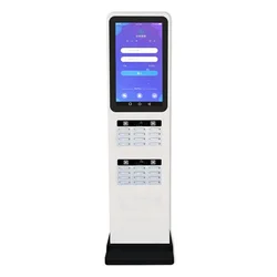 Cell phone charging station  24 slots  Shared power bank rental station for  mall  Portable Power bank station