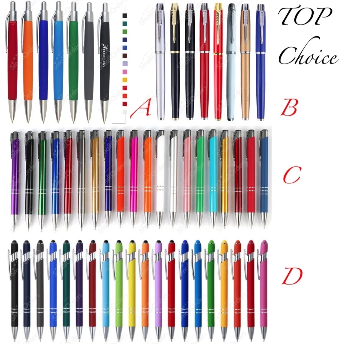 Promotional Custom pens logo printed boligrafo por ballpoint metal plastic gel pens sublimation promotional branded logo pens