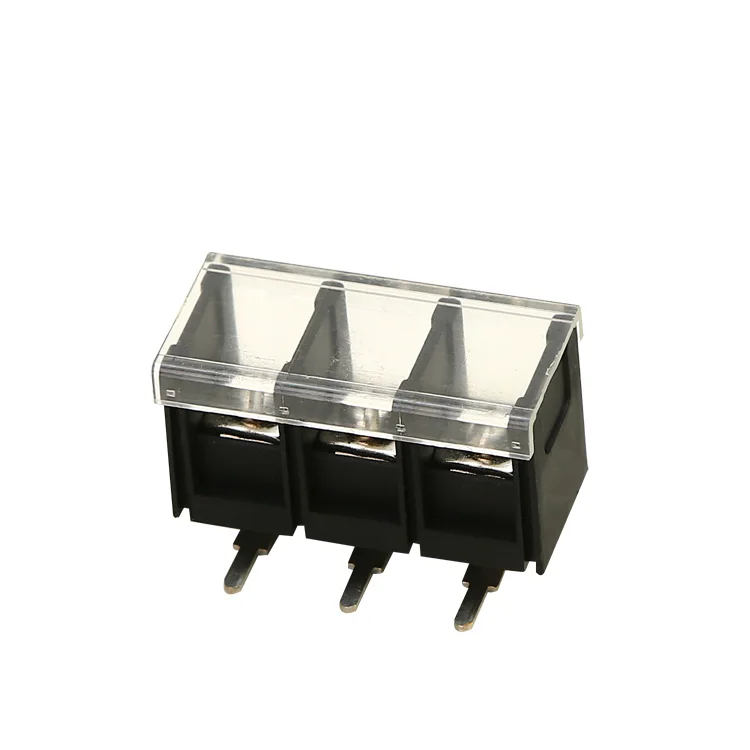 ZB708G ZB708H ZB708R ZB708M pitch 13 mm black with cover flange barrier strip terminal block