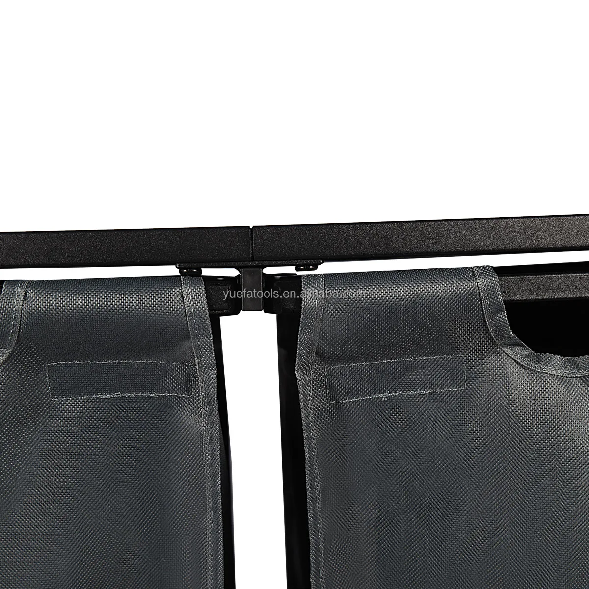 Factory Triple Laundry Basket With Removable Bag Laundry Hampers With Shelf Laundry Basket 3 Compartments