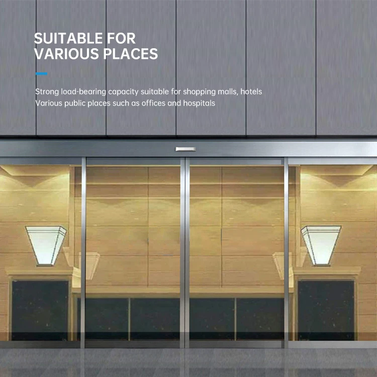 2024 New Price Heavy Duty DC Brushless Motor Electric Automatic Sliding Door Operator System for Glass Door