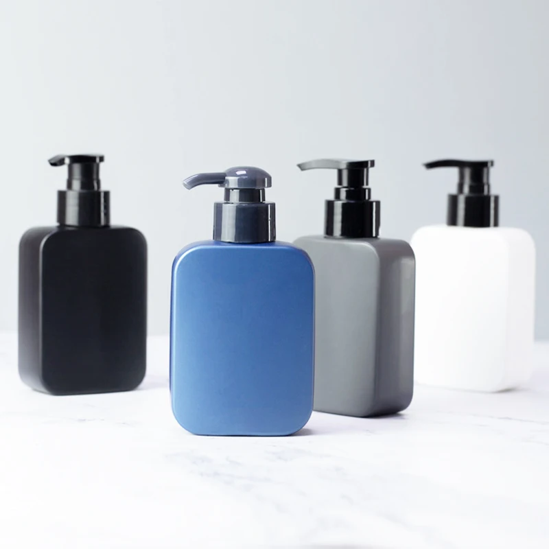 Wholesale Cosmetics Packaging Shampoo Bottle HDPE Empty 200ml 300ml Custom Lotion Plastic Bottle