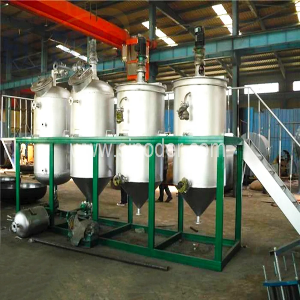 Palm Oil Refining Machine Price Crude Oil Refinery Machine Industrial Edible Commercial Oil Refinery Machinery Equipment
