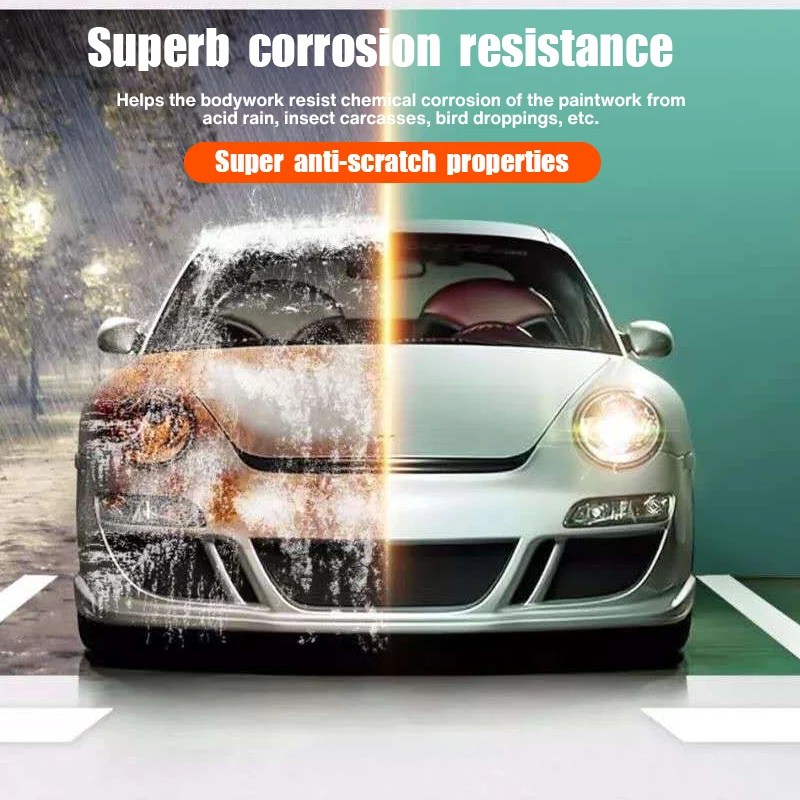 Silicon crystal TPU new material white automotive paint coating is suitable for automobile color change