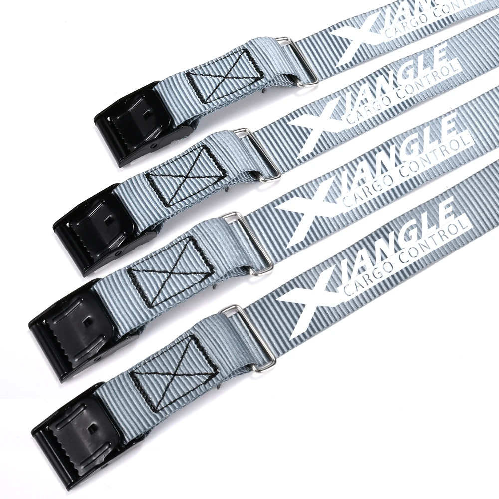 Well-made Custom Logo Cam Lock Buckle Quick Adjust Spring Loaded Straps Tie Down Straps Lashing Belts Tie Down Strap with logo