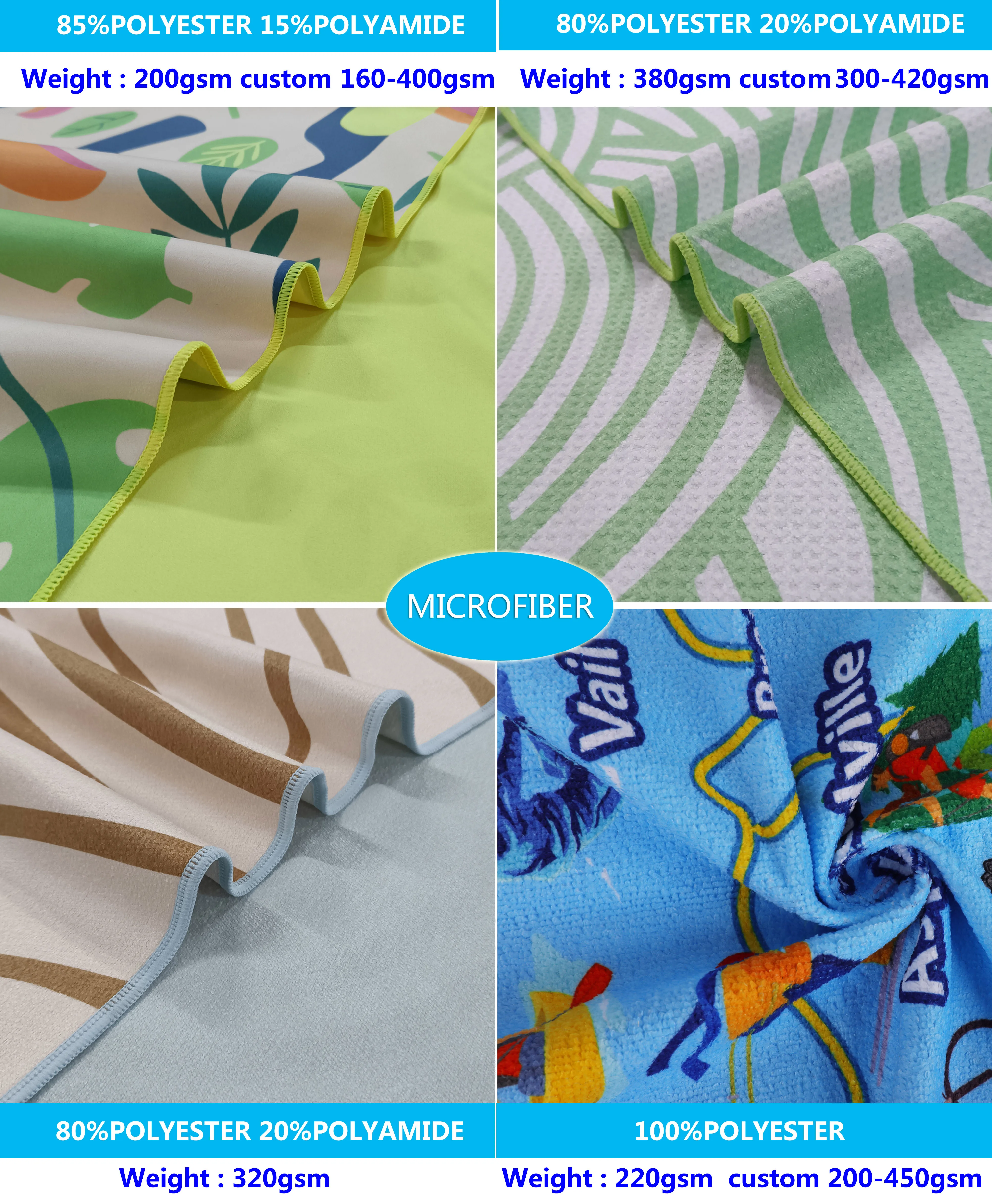 2024 New Products Custom Beach Towel Personalised Beach Towel Yoga Gift Travel Beach Towel With Logo Custom Print