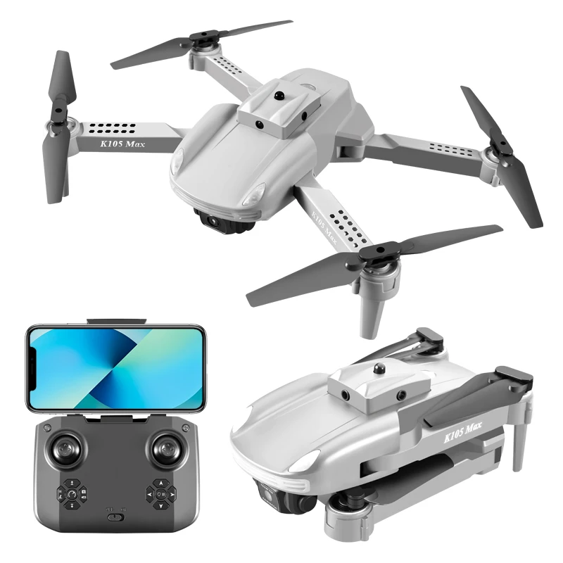 K105max 4 sides obstacle avoidance mini RC drone for kids remote control with 4K Dual camera small