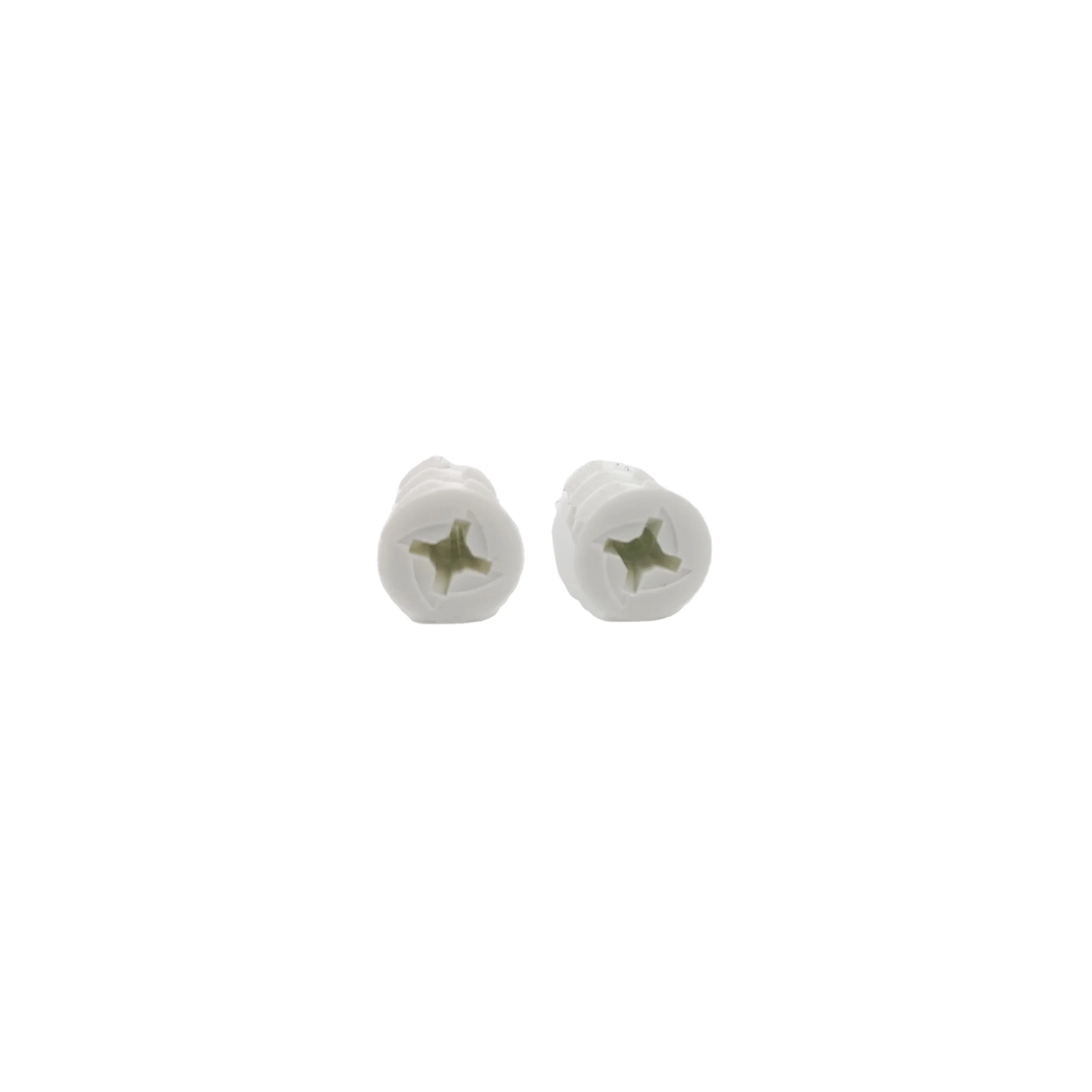 White Self-drill plasterboard plug Plastic wall screw drywall