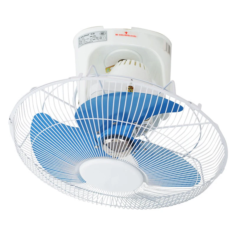 16 inch 360 Degree Indoor Garage Silent Wall Mount Air Cooling Roof Fan Home Office Electric Oscillating Orbit Ceiling Fan